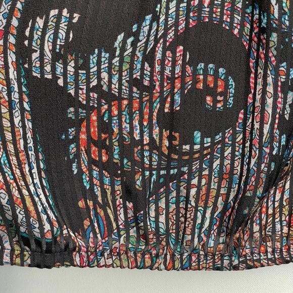 Maeve‎ Madeira Paisley Peasant Blouse Small Semi-Sheer Boho Top Anthropologie - Picture 8 of 9